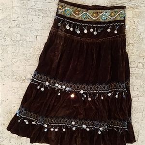 Boho festival gypsy skirt , NWT size S $10